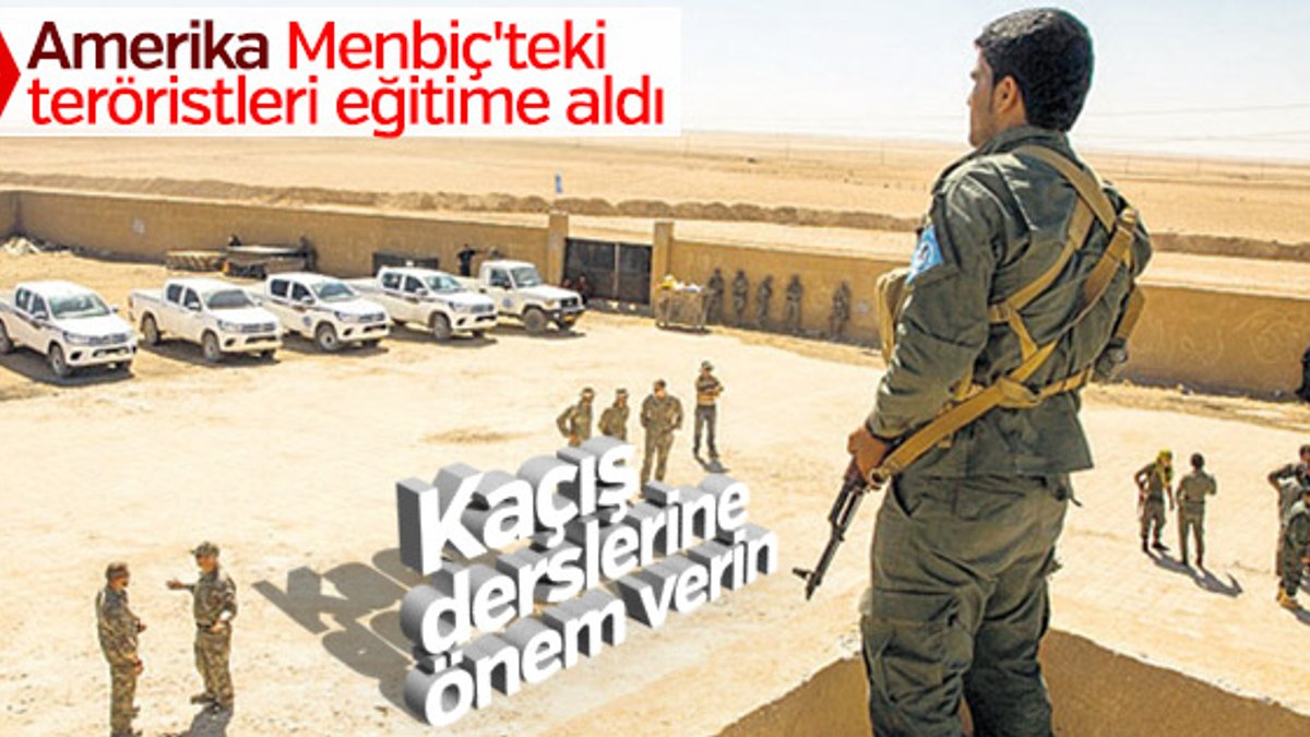 Amerika YPG'li teröristleri eğitime aldı