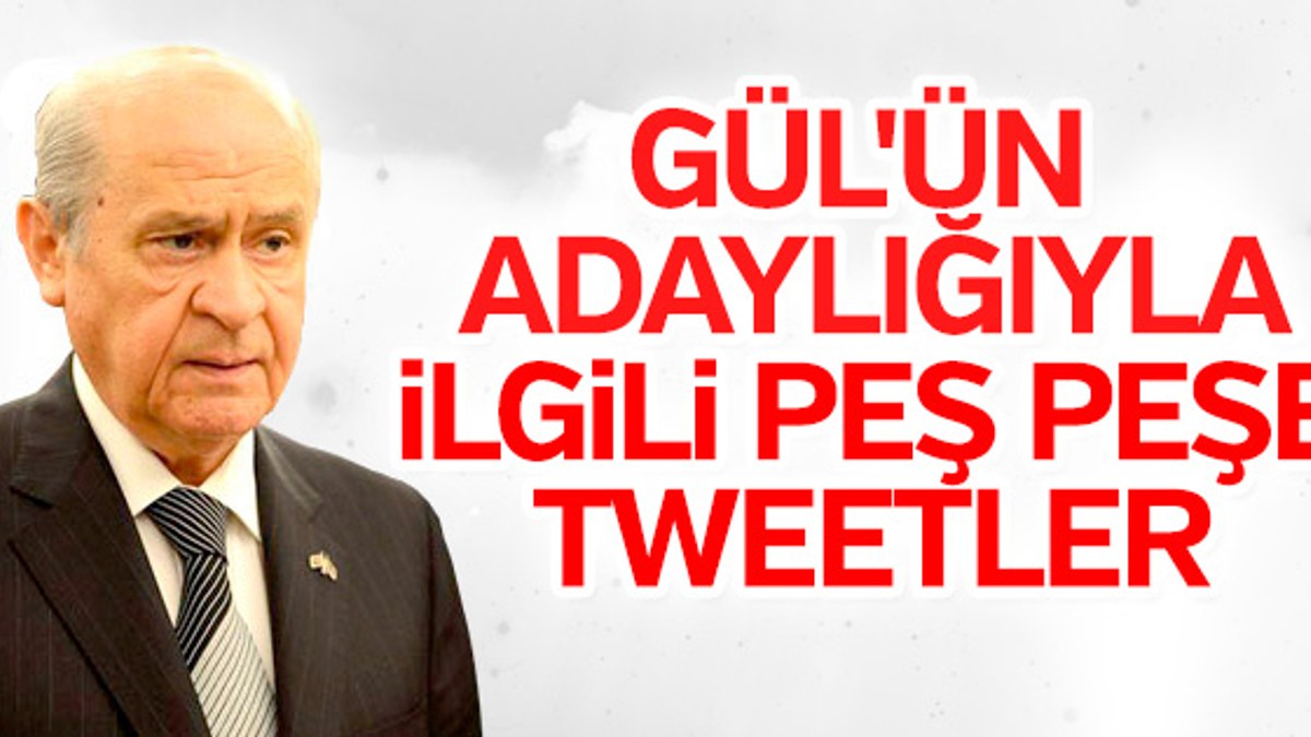 Devlet Bahçeli'den Abdullah Gül'e salvolar