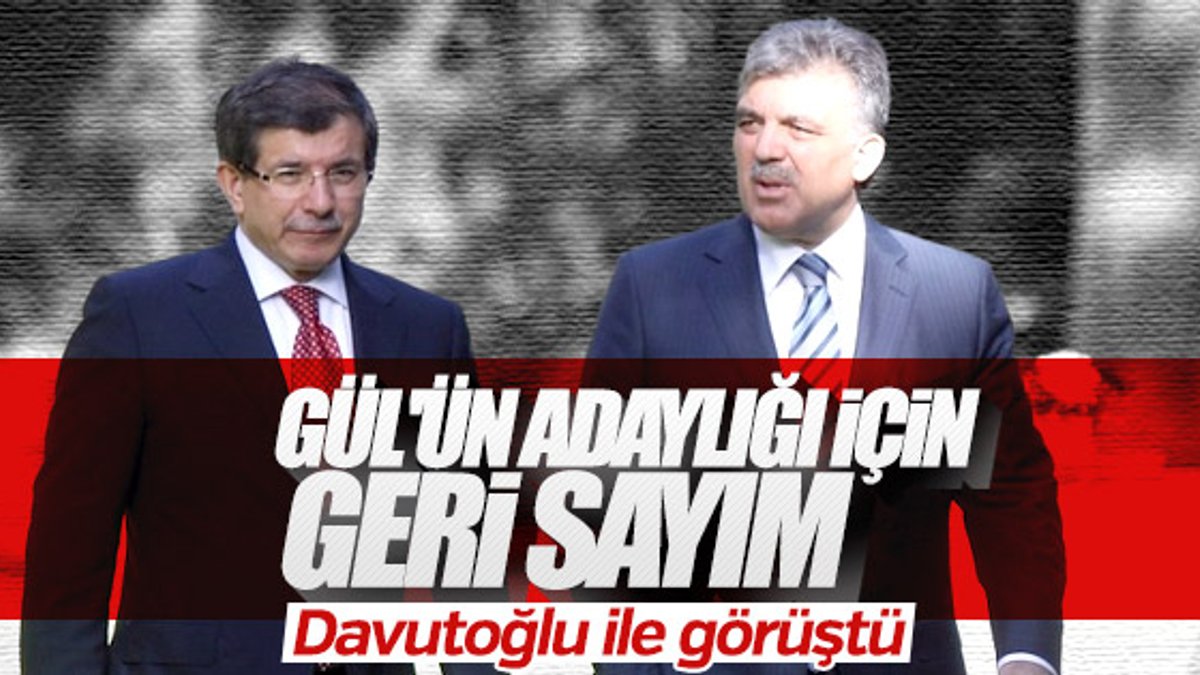 Abdullah Gül ve Davutoğlu görüştü