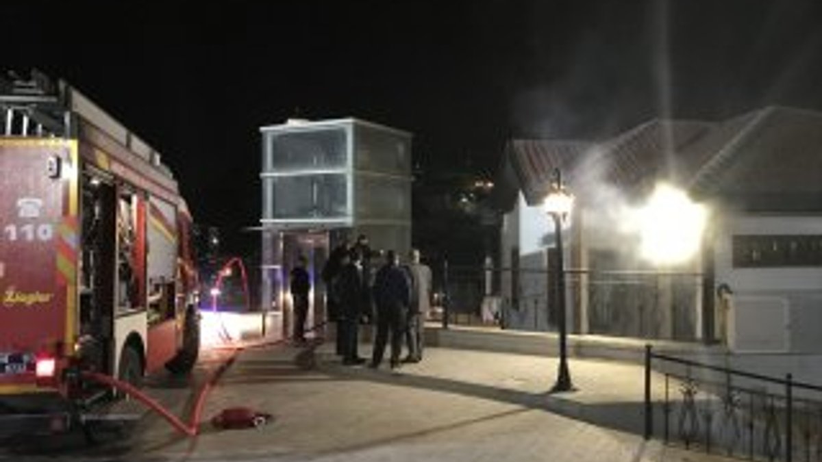 Ankara'da öğrenci yurdunda yangın çıktı