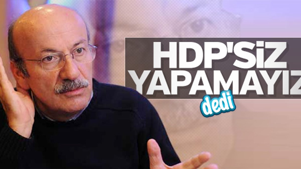 CHP'li Mehmet Bekaroğlu HDP ile ittifak istedi
