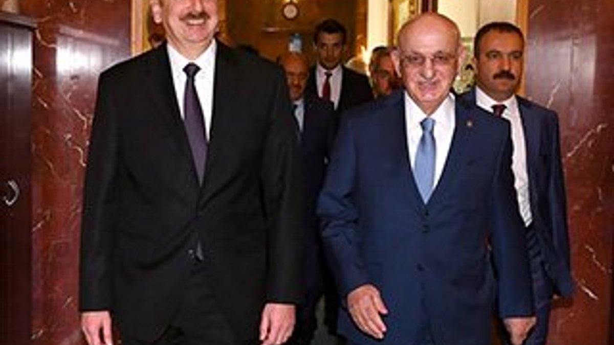 Azerbaycan Cumhurbaşkanı Aliyev TBMM'de