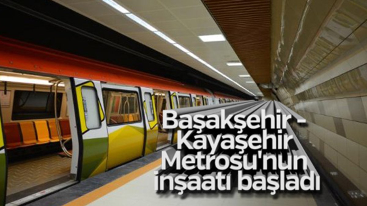 Kayaşehir'e metro hattı inşa edilecek