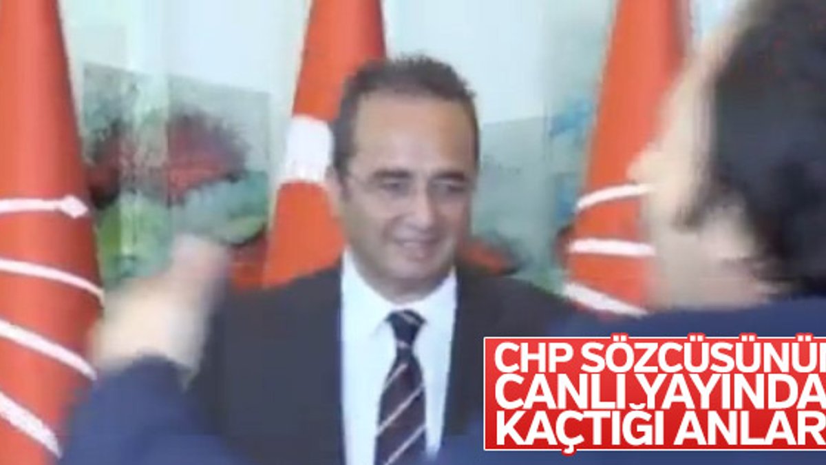 CHP'li Bülent Tezcan'ın panik anları