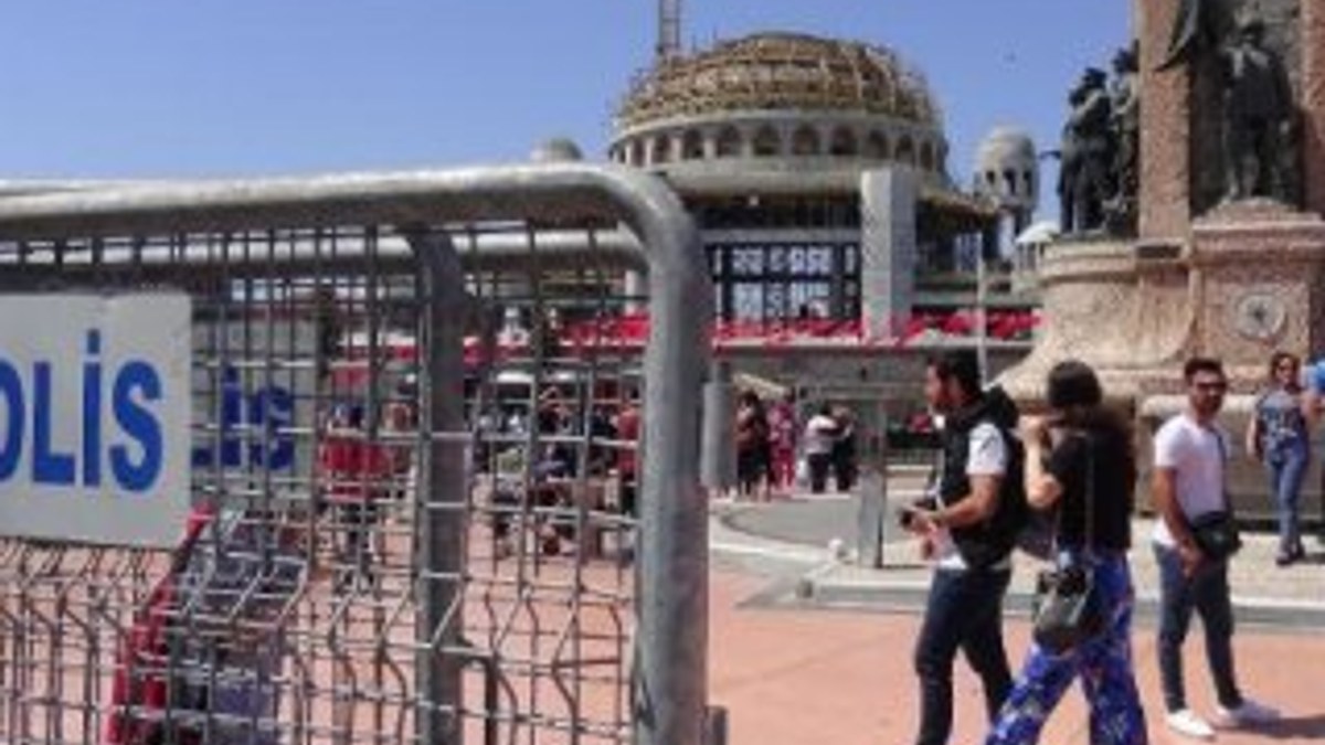 Taksim'de 1 Mayıs önlemleri alındı