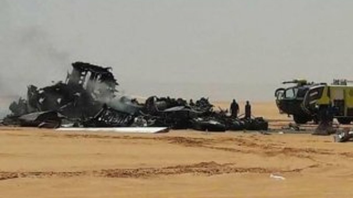 Libya’da askeri uçak düştü: 3 ölü
