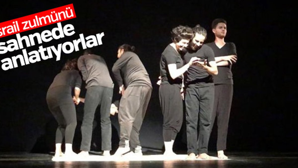 Filistinli tiyatrocular İsrail işgalini sahnede anlatıyor