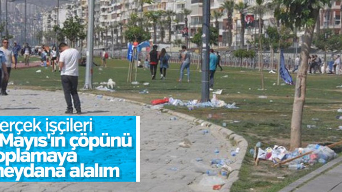 İzmir'de 1 Mayıs kutlamaları sona erdi