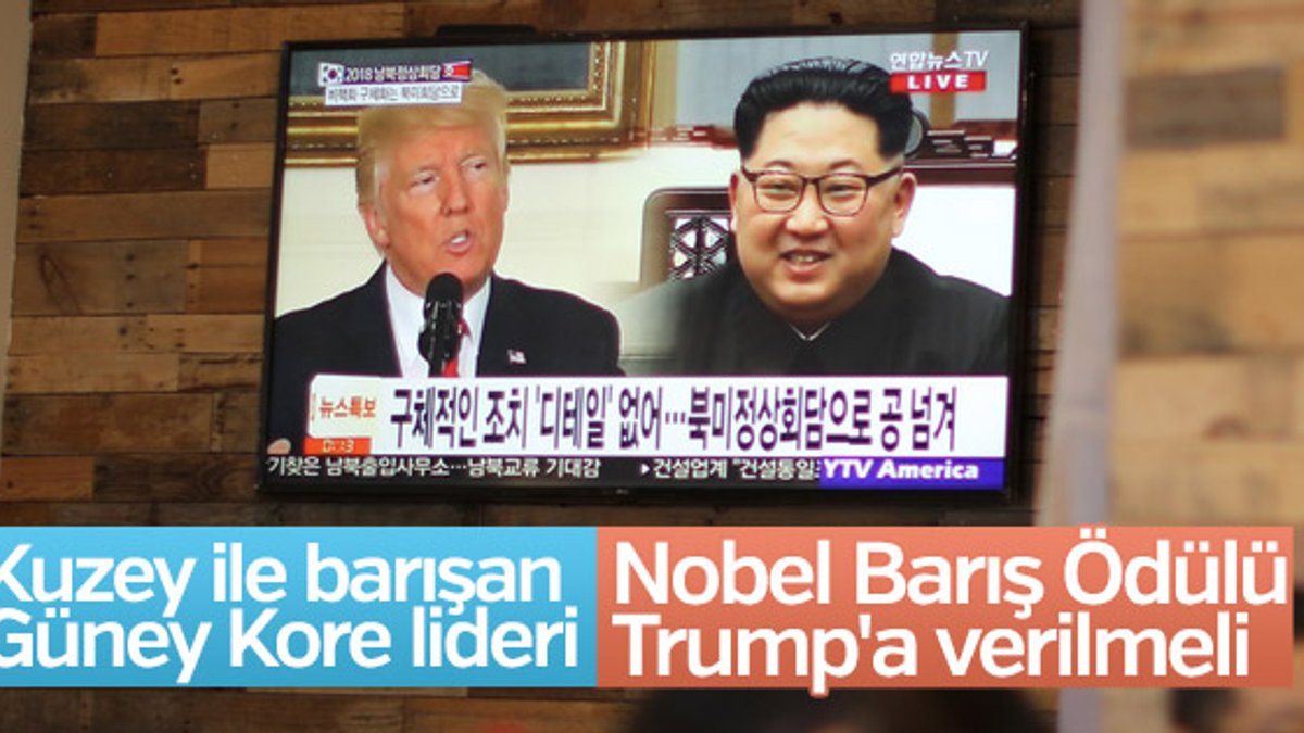 Güney Kore lideri: Nobel Barış Ödülü Trump'a verilmeli