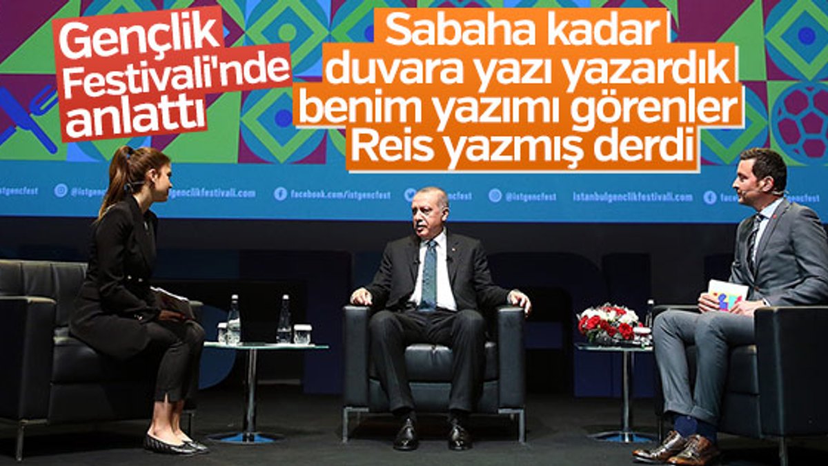 Erdoğan, Gençlik Festivali'nde konuştu