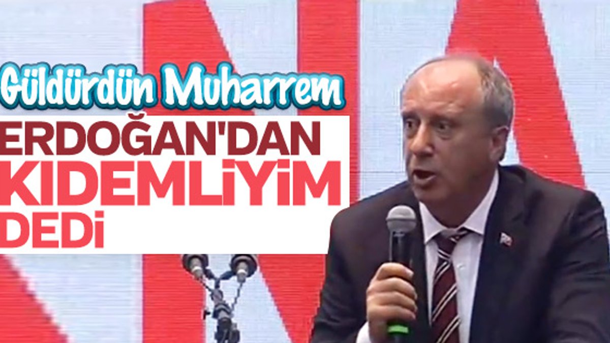 Muharrem İnce: Ben Erdoğan'dan kıdemliyim