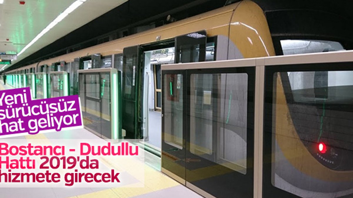 Bostancı- Dudullu Metrosu'nda çalışmalar sürüyor
