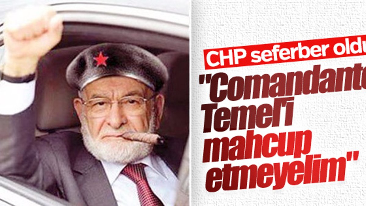 CHP'den Comandante Temel'e imza çağrısı