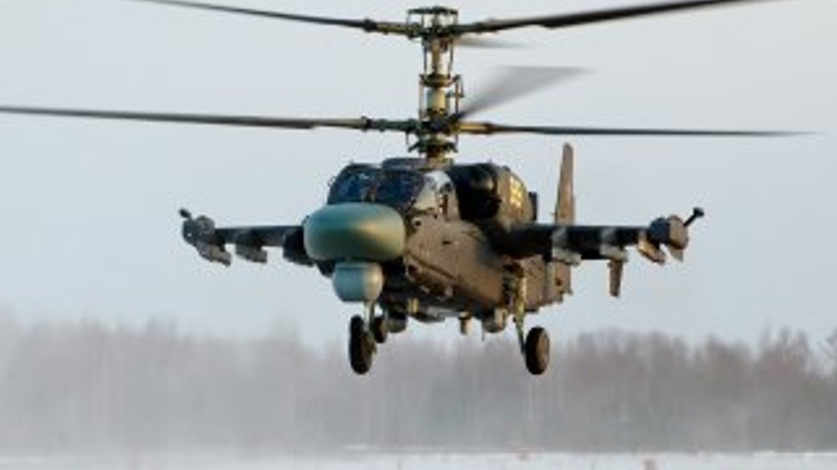 Suriye'de Rus savaş helikopteri düştü