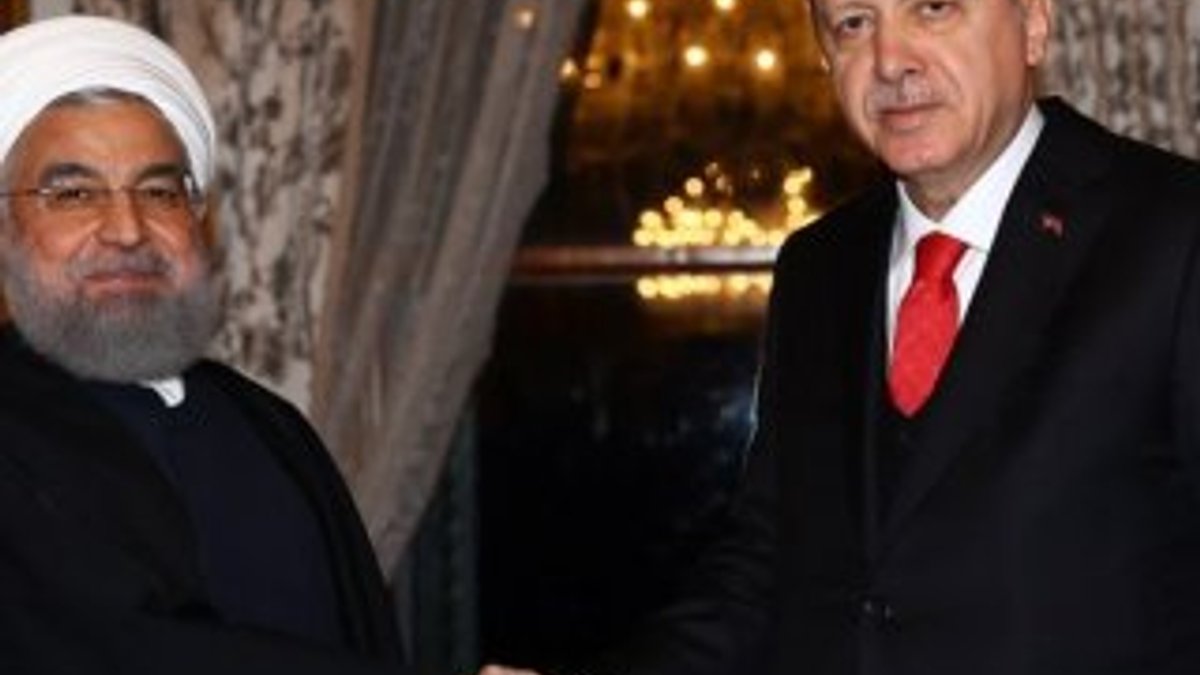 Erdoğan, Ruhani ile ABD'nin kararını görüştü