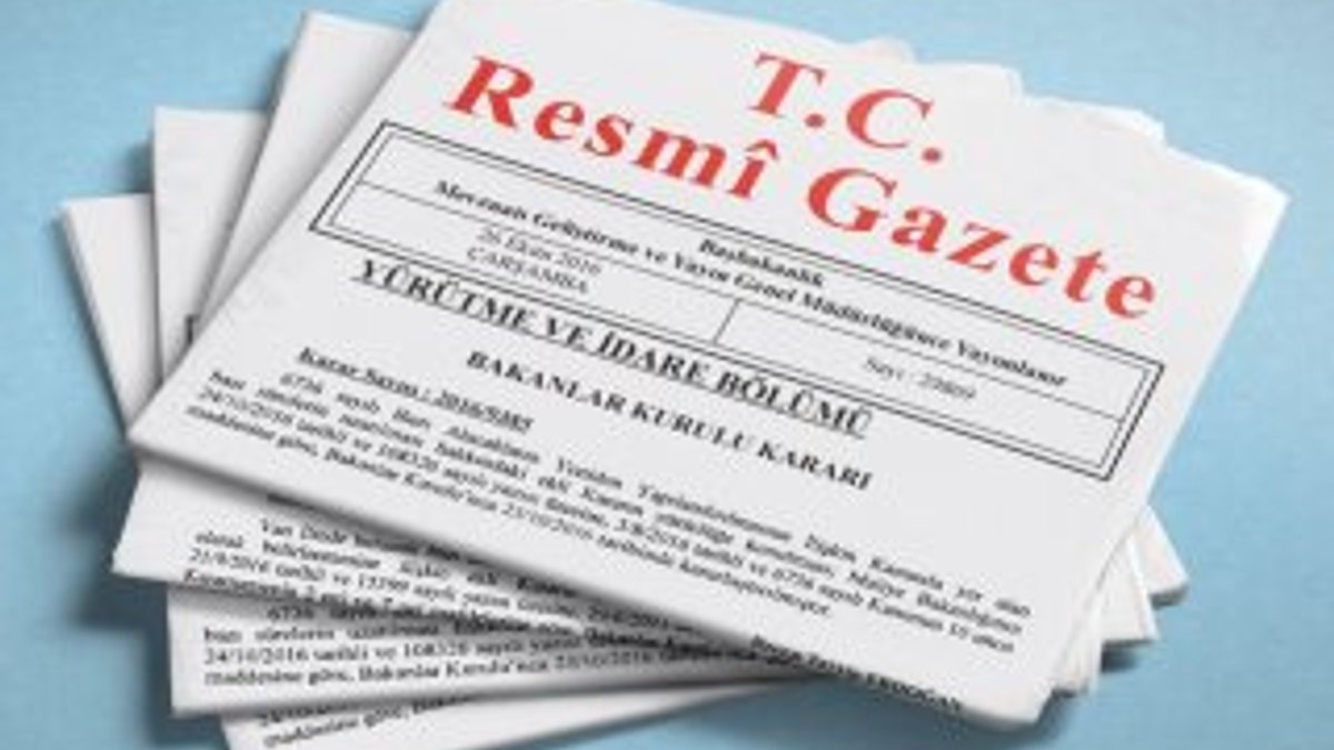 Cumhurbaşkanlığı geçici aday listesi Resmi Gazete'de