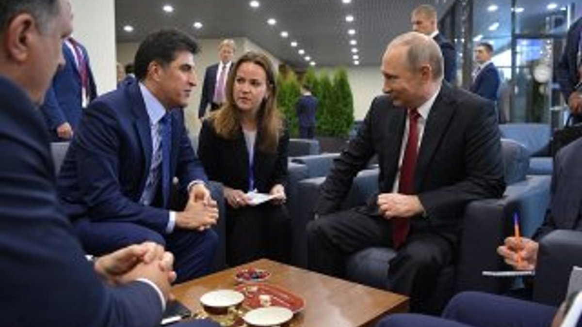 Putin ve Barzani Moskova'da görüştü