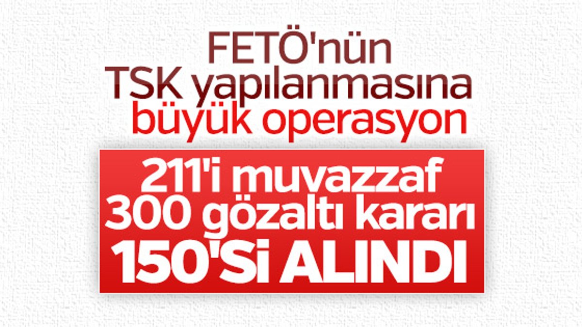 İstanbul merkezli FETÖ operasyonu