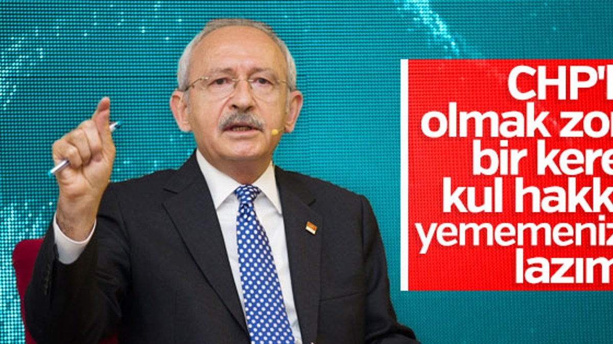Kemal Kılıçdaroğlu CHP'li olmayı tarif etti