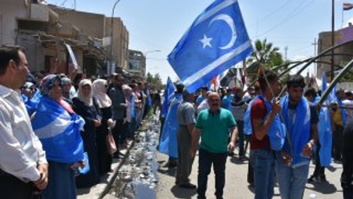 Kerkük'te Türkmenlerden seçim protestosu