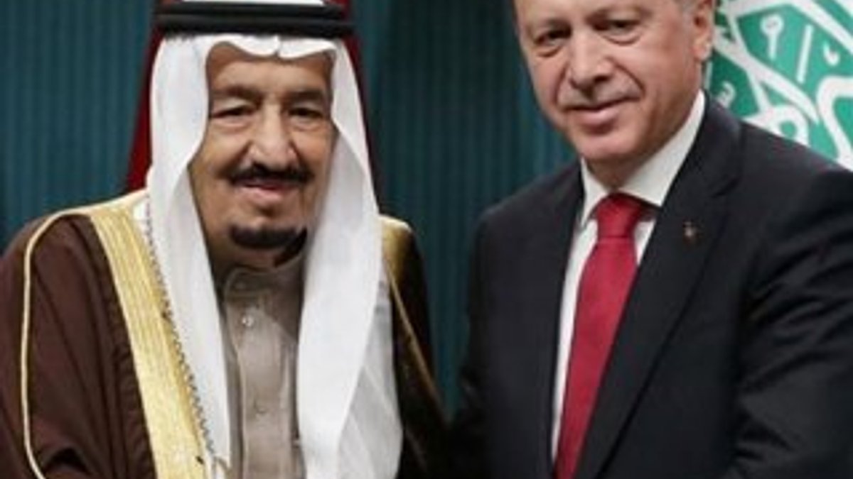 Erdoğan Filistin için Selman'la görüştü