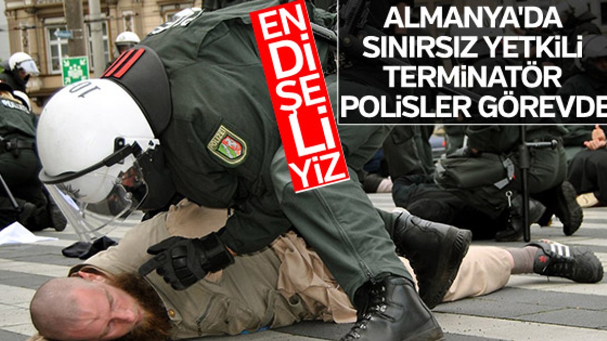Almanya'da terminatör polis yasası meclisten geçti