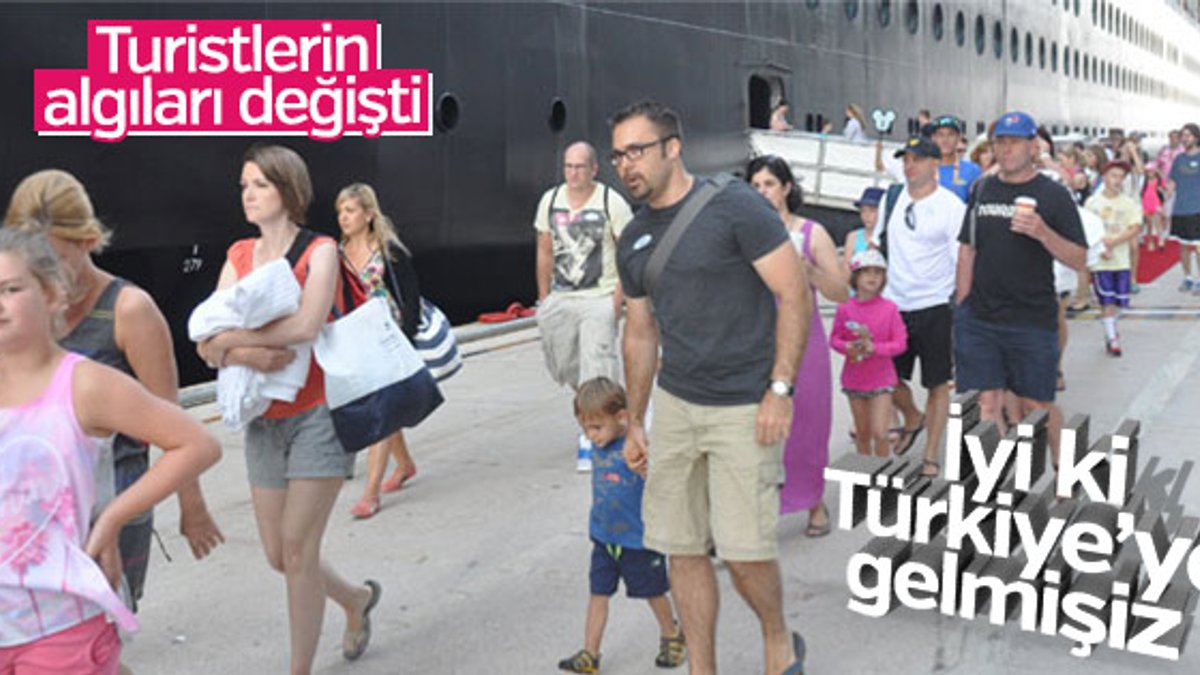 Türkiye'ye gelen turistler hayran kaldı
