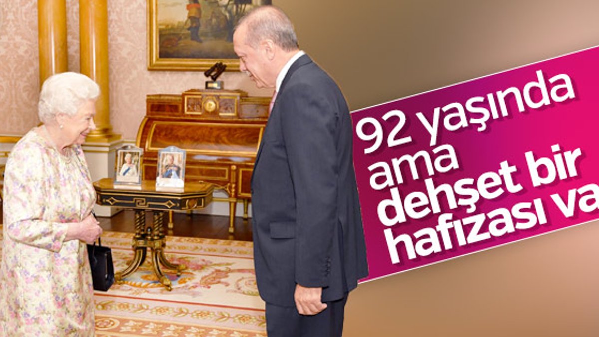 Cumhurbaşkanı Erdoğan: Kraliçe'nin hafızası dehşet