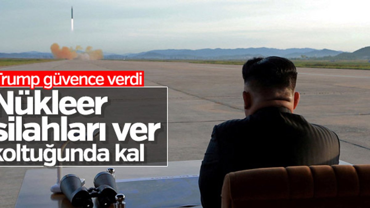 Trump'tan Kim'e nükleer silahlar karşılığında güvence