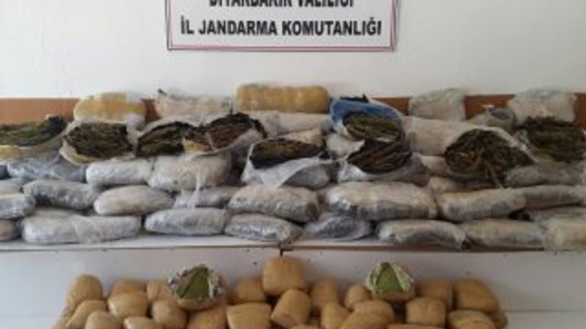 Diyarbakır’da terörün finans kaynağı uyuşturucuya darbe