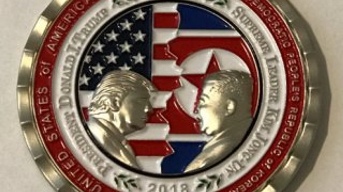 Trump-Kim görüşme için hatıra parası bastırıldı