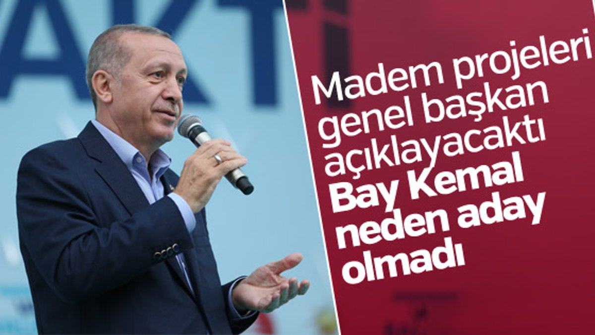 Erdoğan, Kılıçdaroğlu ve İnce'yi eleştirdi