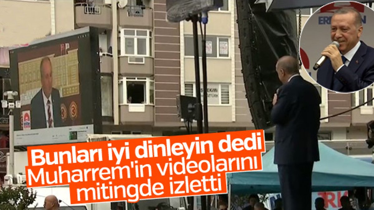 Erdoğan, Muharrem İnce'nin videolarını izletti