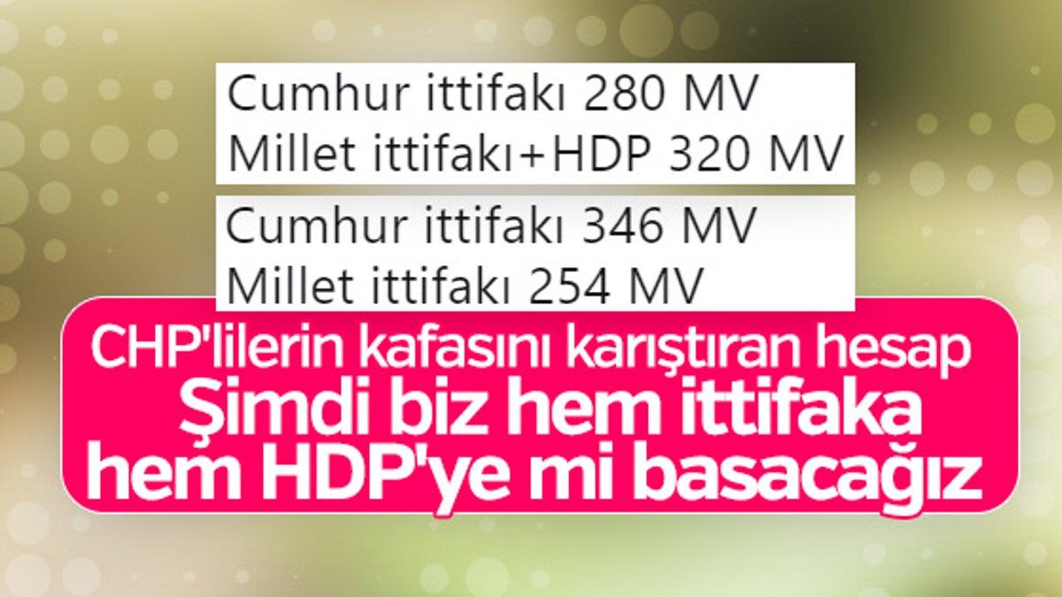 HDP, Millet İttifakı'na oynuyor
