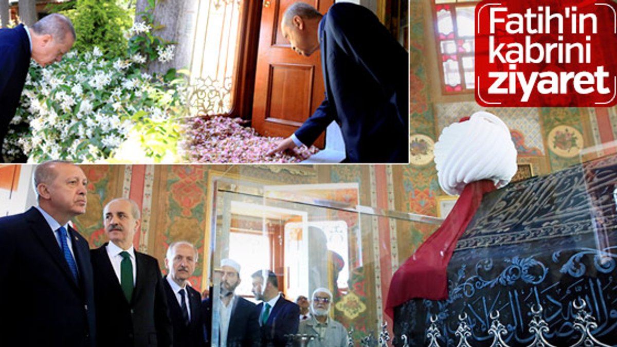 Erdoğan, Fatih Sultan Mehmet Türbesi'nin açılışını yaptı