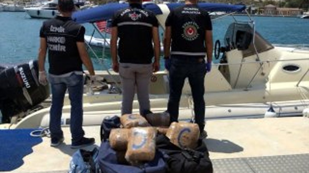 İzmir'de uyuşturucu teknesine nefes kesen operasyon