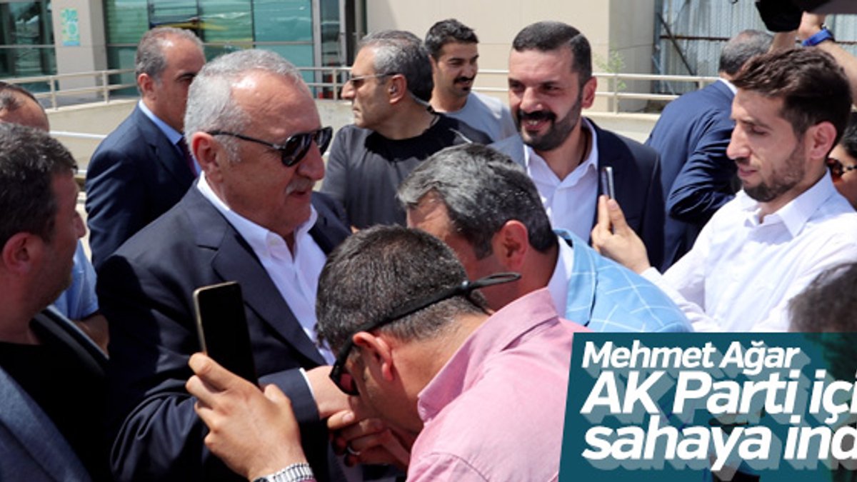 Mehmet Ağar AK Parti için sahada