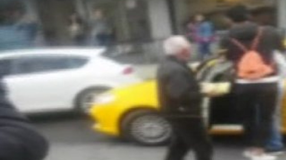 Şişli'de polise küfür eden taksici yakalandı