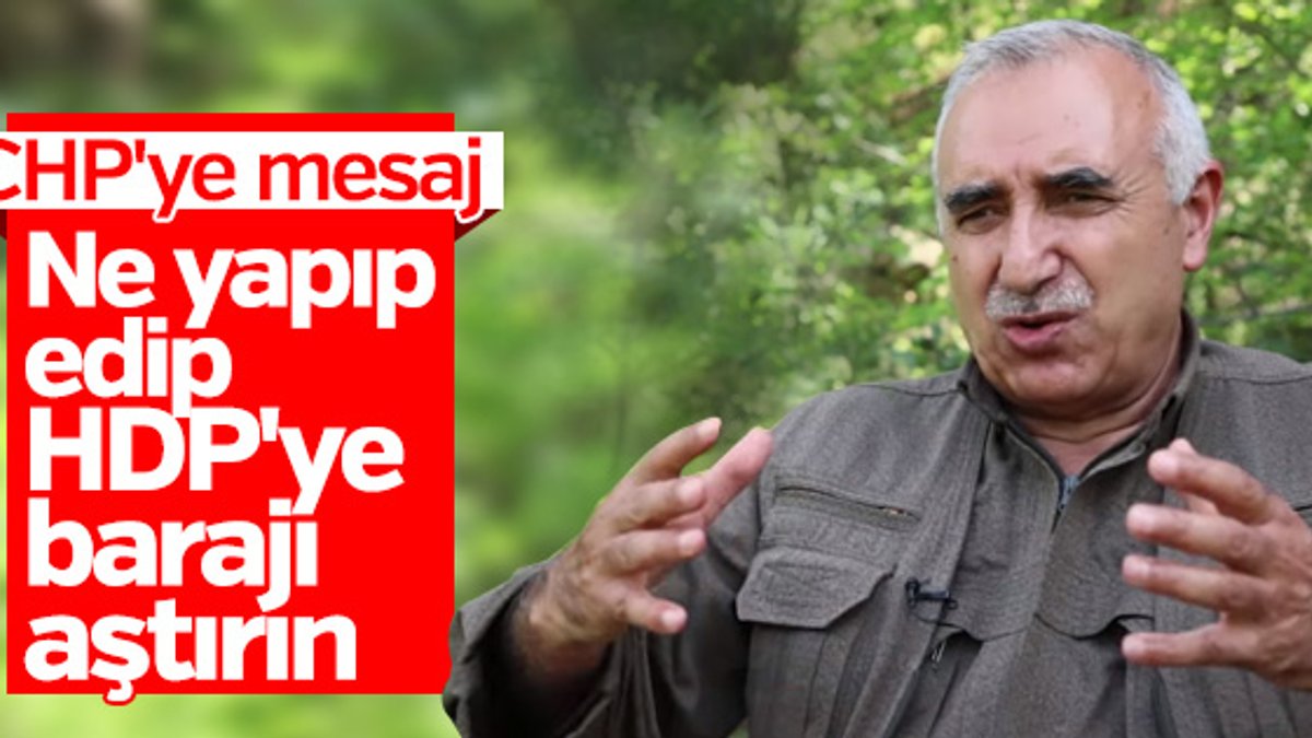 Terör örgütü PKK, HDP'ye oy istedi