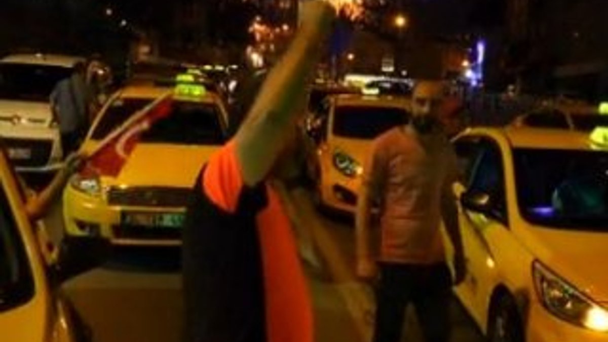 Taksiciler, Cumhurbaşkanı Erdoğan’a teşekkür etti