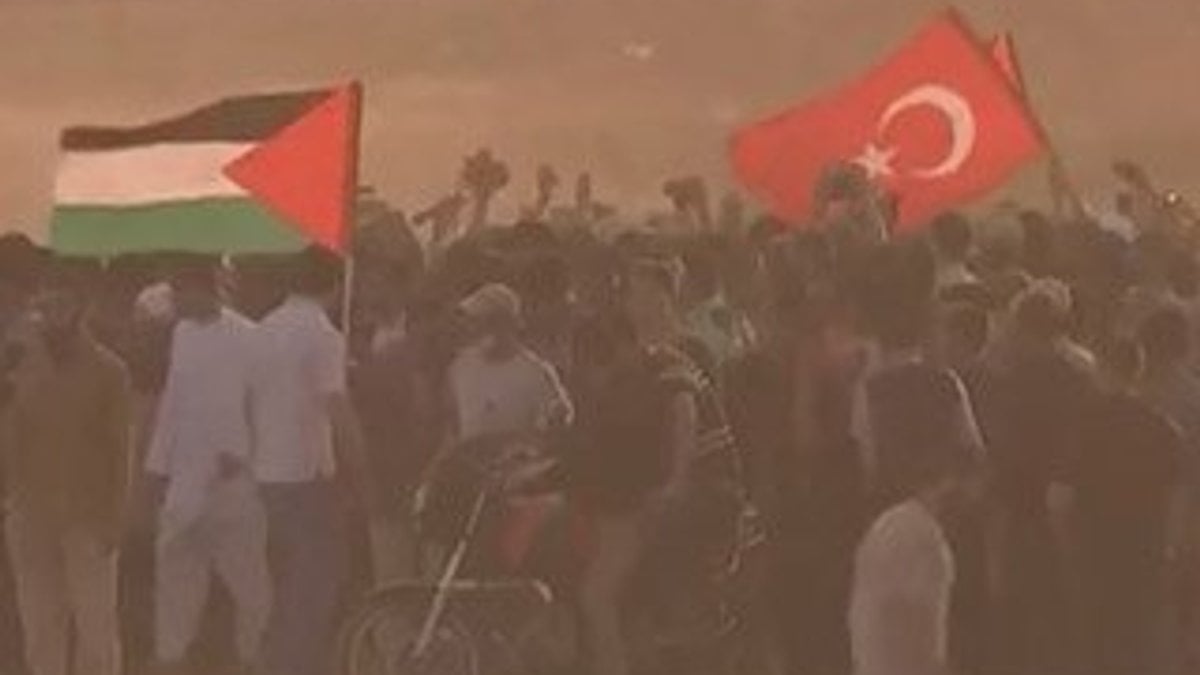 Gazze'de bin 200 kişiye, Türk halkının bağışlarıyla iftar