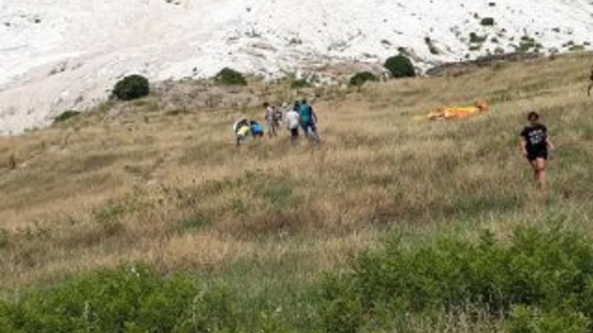 Yere çakılan yamaç paraşütündeki Güney Koreli turist öldü