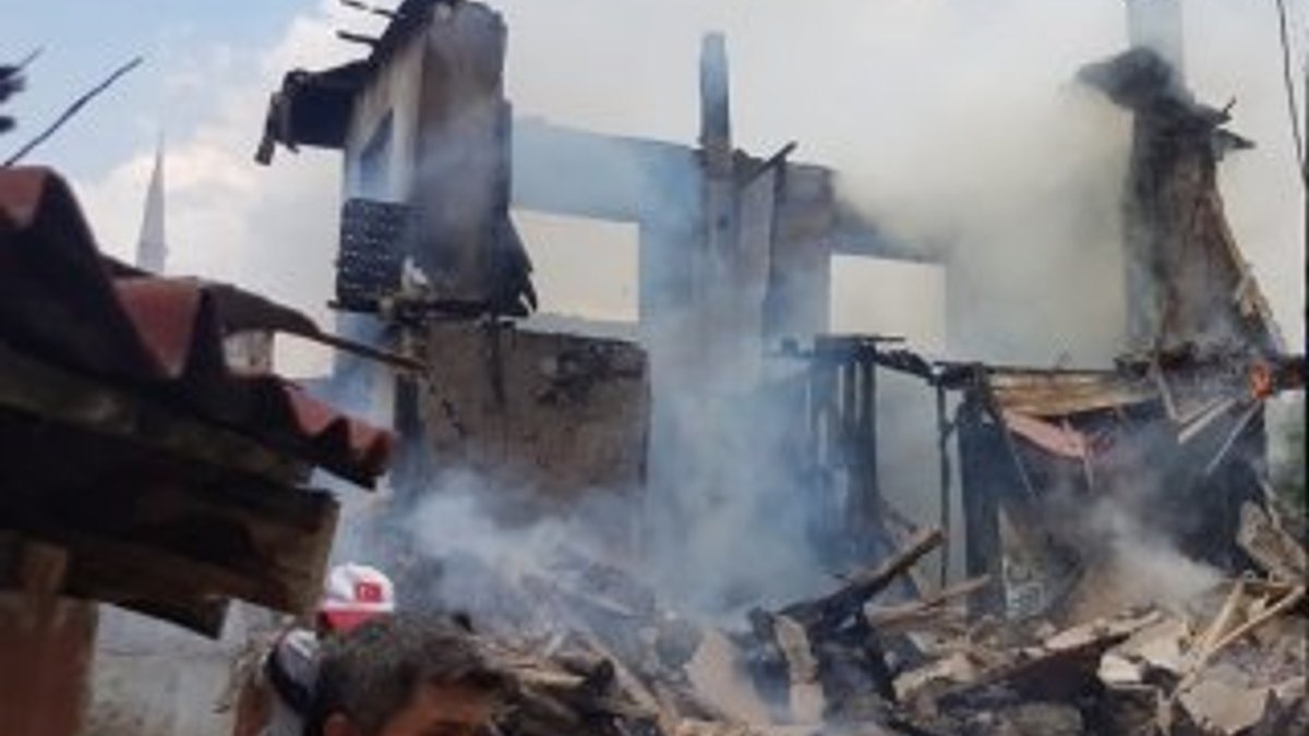 Kavacık Köyü’nde yangın