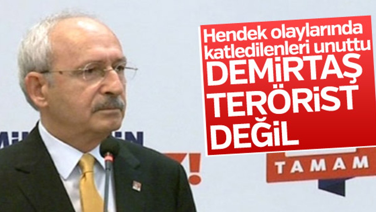 Kılıçdaroğlu: Selahattin Demirtaş'ın suçu ne