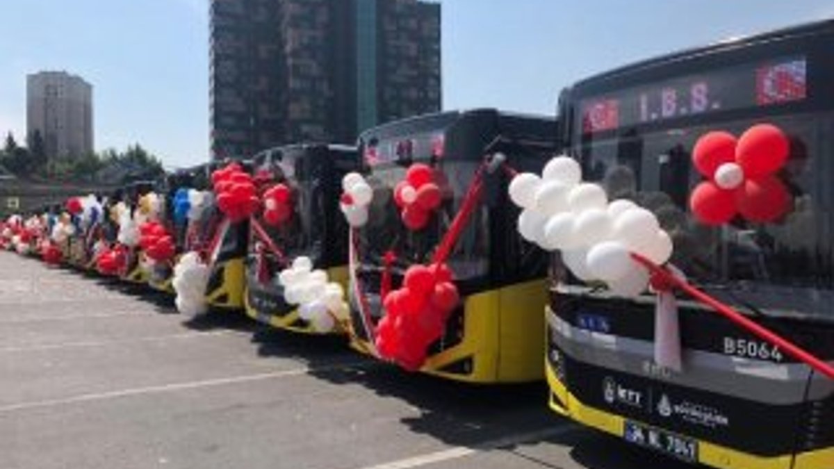Başkan Uysal 375 otobüsü İETT filosuna kattı