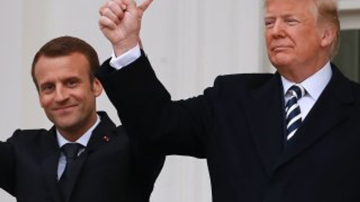 Macron Trump ile telefon görüşmesini sosise benzetti