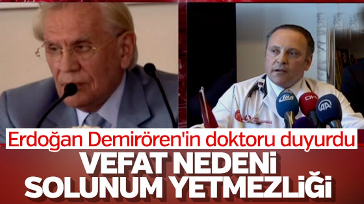 Erdoğan Demirören'in doktorundan açıklama