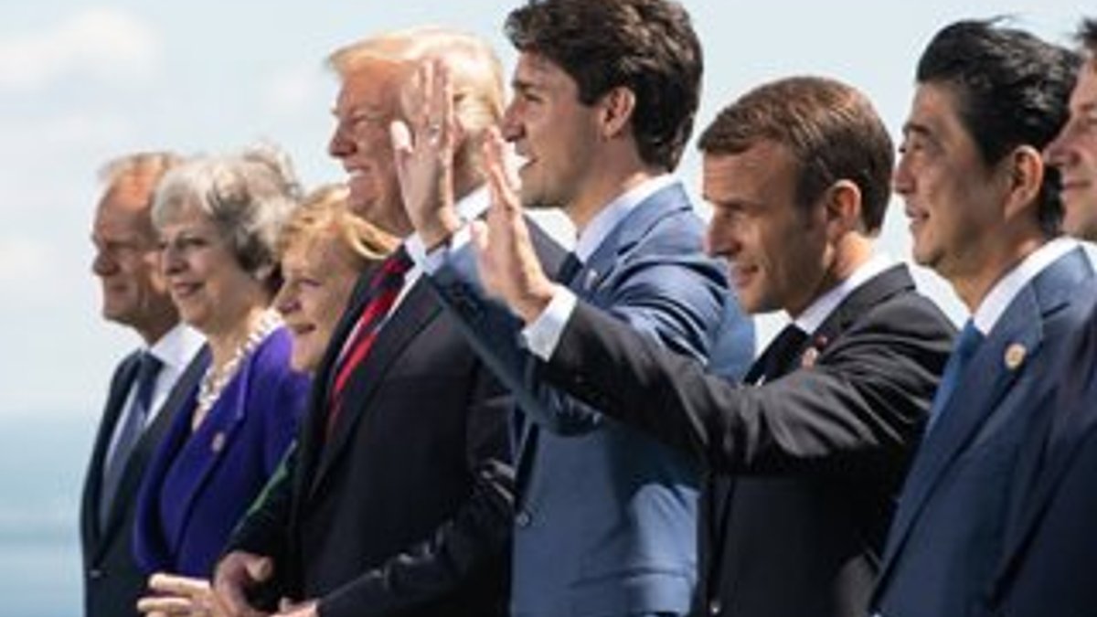 Trump, Macron ve Trudeau ile görüştü