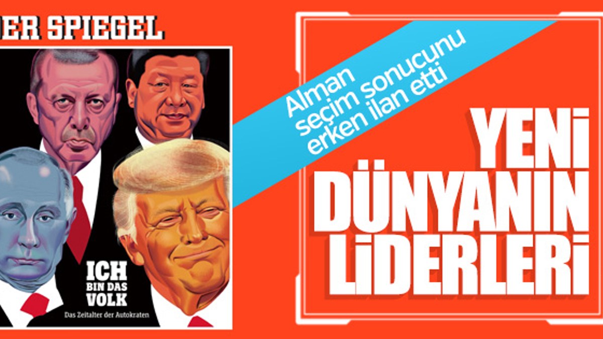 Alman Spiegel'in kapağında Erdoğan