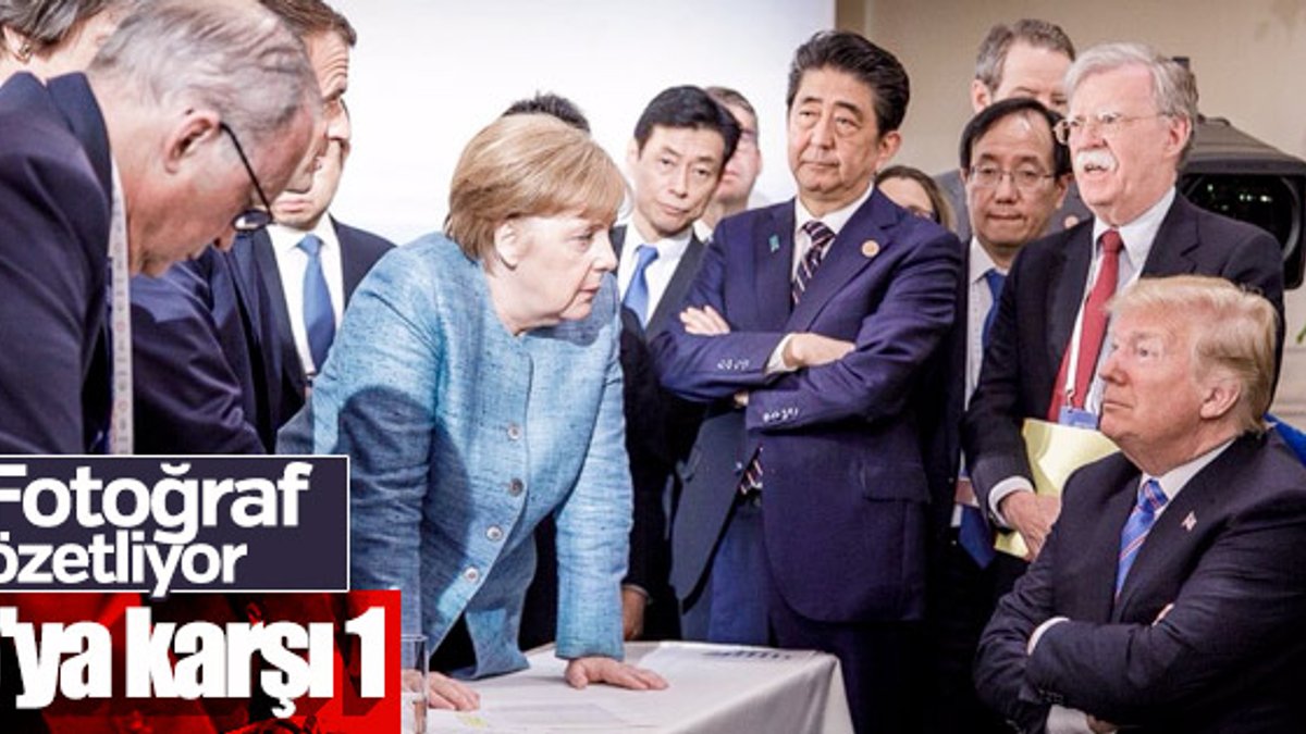 Gerilim dolu G-7 zirvesi